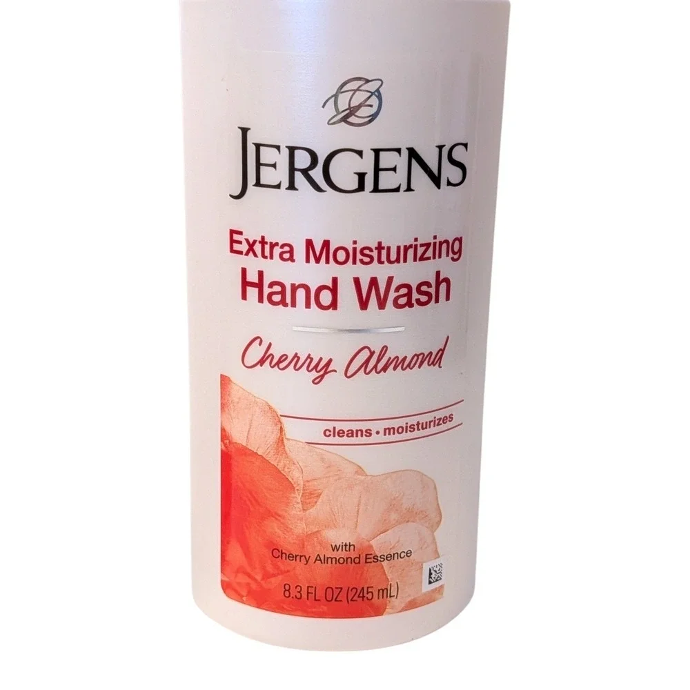 Jergens Extra Moisturizing Hand Wash Cherry Almond‎ 8.3 fl oz 2 Pack OLD VERSION